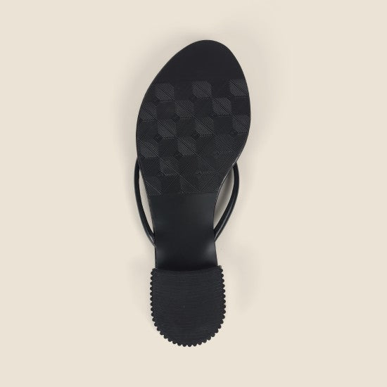 Women Black Casual Slippers