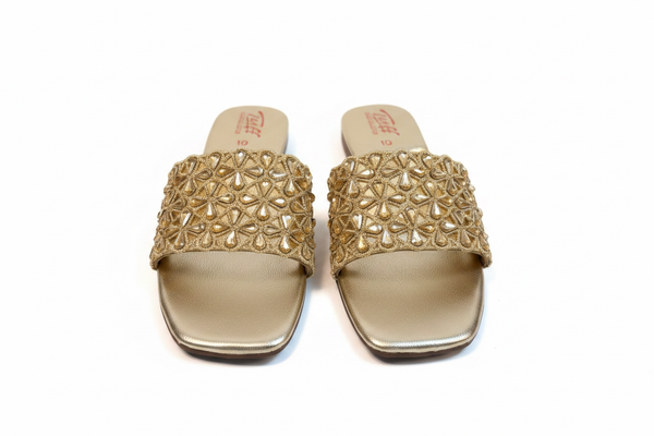 Gold Kundan Slide - Pair Shot